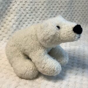 Ganz Webkinz or Lil Kinz White Plush Polar Bear Stuffed Animal Toy